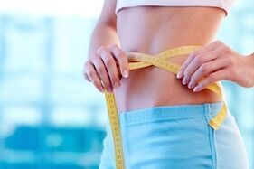 waist measurement during weight loss in a week with 7 kg